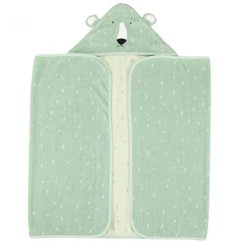 Trixie Hooded Towel 70x130cm Κωδ 77117 Παιδική Πετσέτα Μπάνιου με Κουκούλα 1 Τεμάχιο - Mr. Polar Bear